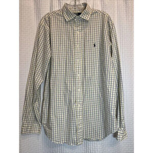 Polo Ralph Lauren Westerton Fit Shirt Mens Large Plaid Long Sleeve Button Up W10